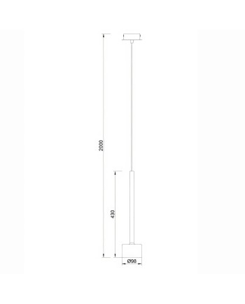 TONIC * COLGANTE 1L - GX53 - COBRE